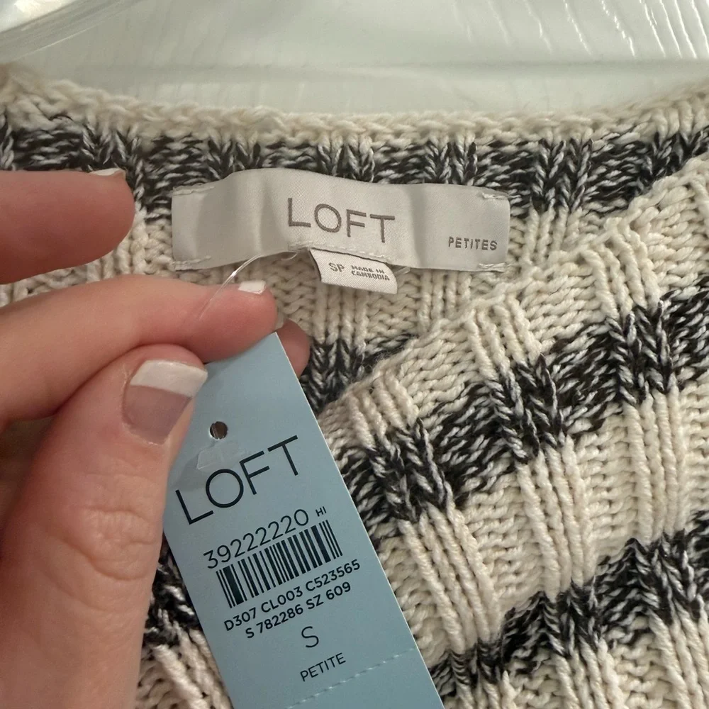 NWT Loft Lot Of 4 Women’s Size 4 S/M Ankle Pants, Crochet Dress, Sweaters NEW - Picture 8 of 14